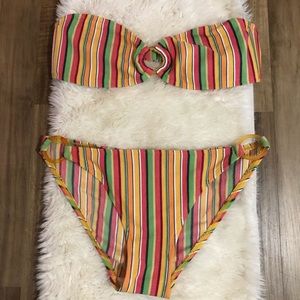 Victoria secret 2 piece bathing suit size large